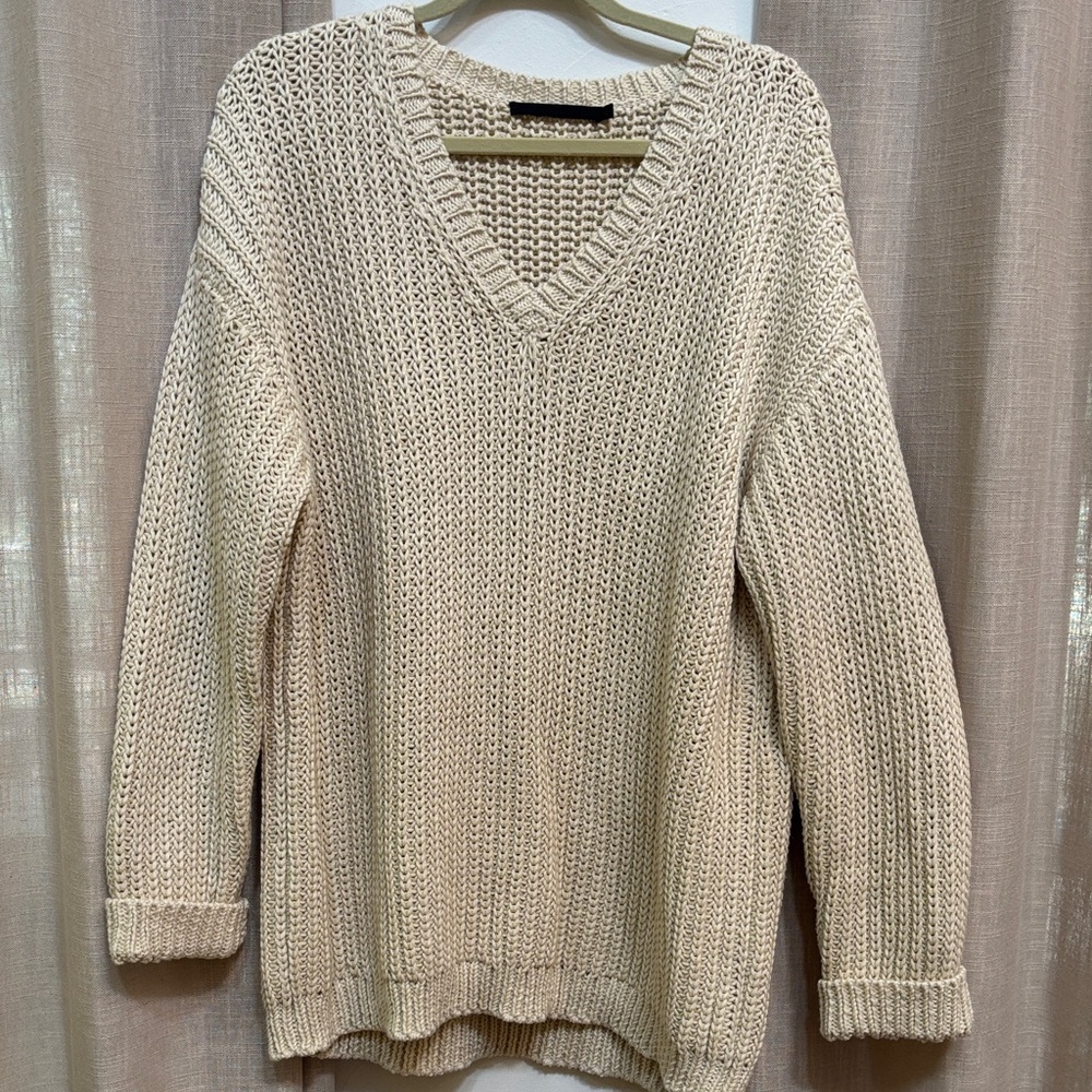 Jenni kayne cotton cabin V-Neck Sweater